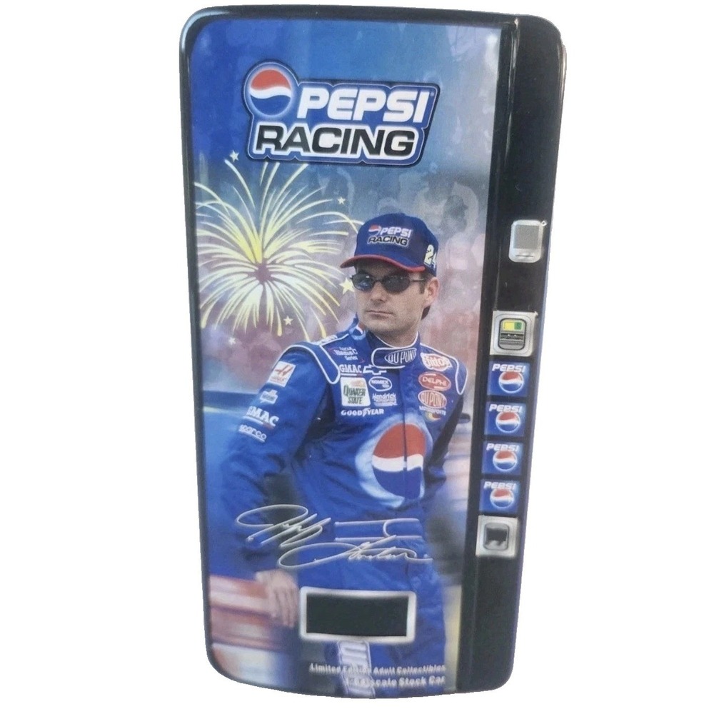 Jeff Gordon #24 Pepsi Racing Vending Machine Tin 1:64 2002 Monte Carlo Action NA